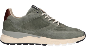 Groen suède Floris van Bommel De Treener 02.01 heren sneaker.

Artikelnummer: SFM-10231-52-01