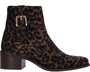 Taupe panterprint suède Floris van Bommel Evi 05.05 dames enkellaars.

Artikelnummer: SFW-50065-34-02