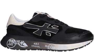 Zwart combi Premiata Lauryn 7803 dames sneakers.